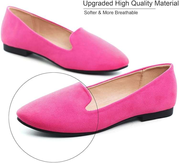 Dear Time Women's Casual Loafers Flats Comfortable Round Toe Dress Shoes Slip On Ballet Flats for Women Work Office Shoes - Image 2