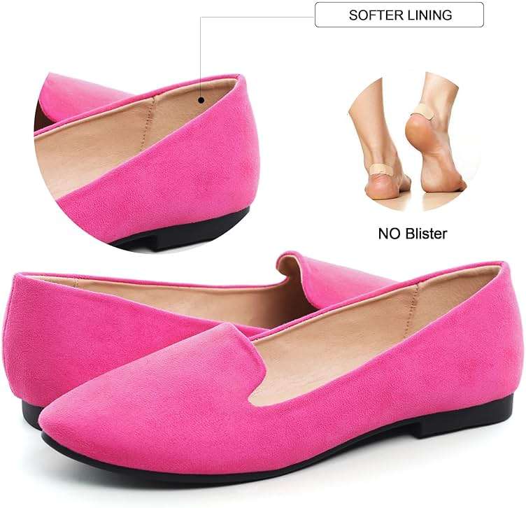 Dear Time Women's Casual Loafers Flats Comfortable Round Toe Dress Shoes Slip On Ballet Flats for Women Work Office Shoes - Image 4