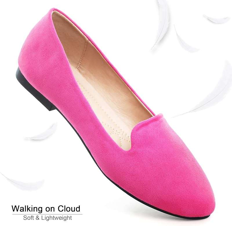 Dear Time Women's Casual Loafers Flats Comfortable Round Toe Dress Shoes Slip On Ballet Flats for Women Work Office Shoes - Image 5