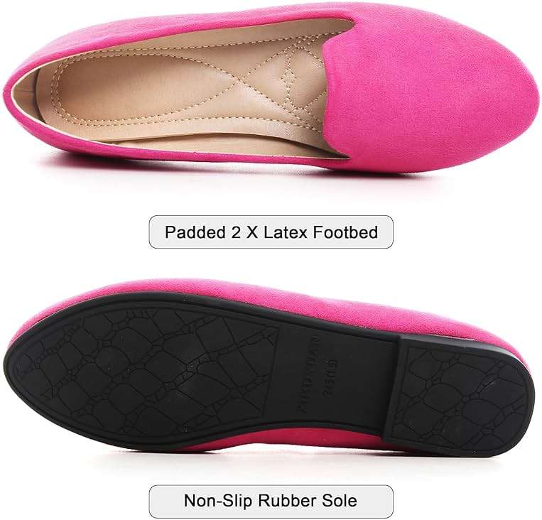 Dear Time Women's Casual Loafers Flats Comfortable Round Toe Dress Shoes Slip On Ballet Flats for Women Work Office Shoes - Image 6