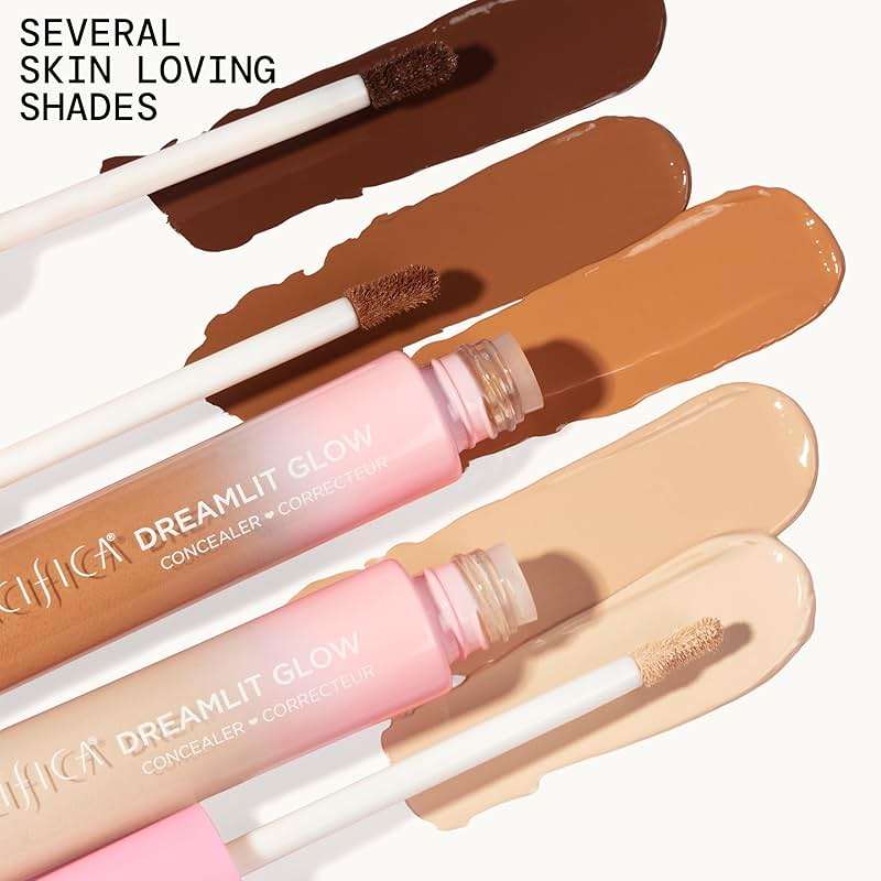 Pacifica Concealer – DreamLit Glow Full Coverage Concealer with Squalane for Dark Circles & Dark Spot Correction, Lightweight & Long-Lasting, Vegan & Cruelty-Free, Shade 09 (Warm Honey) - Image 11