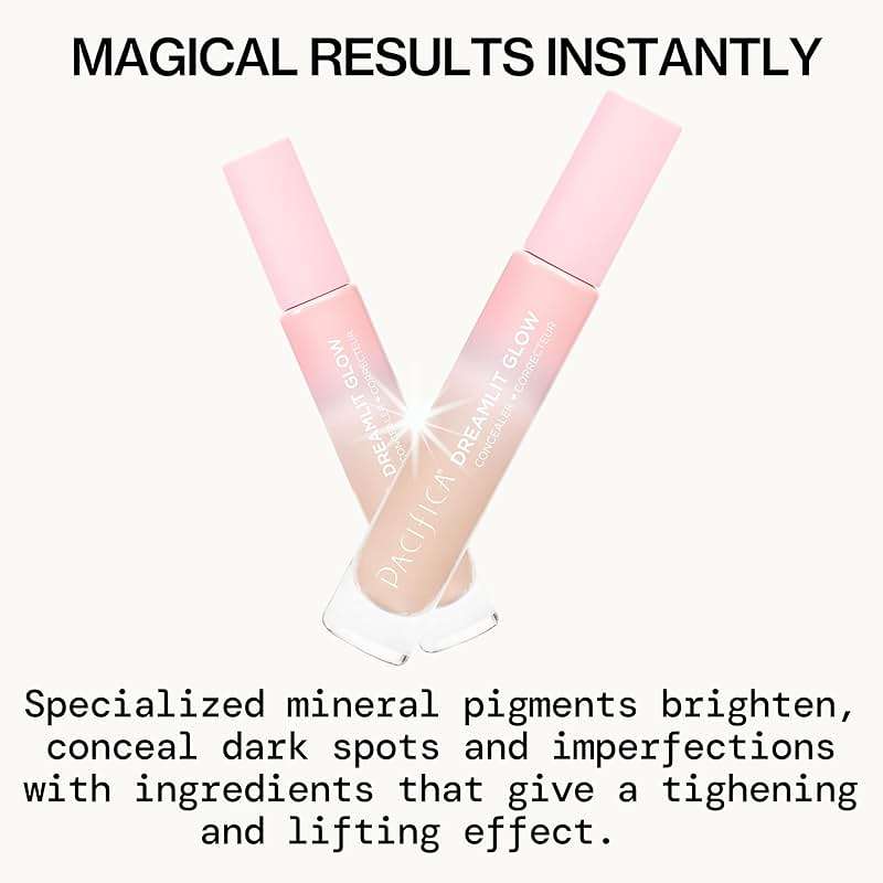 Pacifica Concealer – DreamLit Glow Full Coverage Concealer with Squalane for Dark Circles & Dark Spot Correction, Lightweight & Long-Lasting, Vegan & Cruelty-Free, Shade 09 (Warm Honey) - Image 3