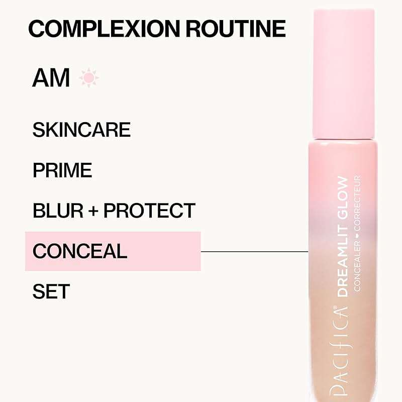 Pacifica Concealer – DreamLit Glow Full Coverage Concealer with Squalane for Dark Circles & Dark Spot Correction, Lightweight & Long-Lasting, Vegan & Cruelty-Free, Shade 09 (Warm Honey) - Image 10