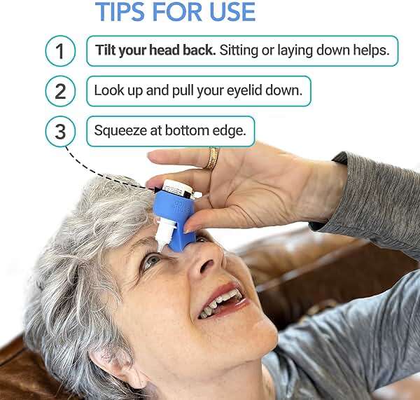 GentleDrop Eye Drop Guide | Reusable Silicone Aid to Help Aim Most Eyedrop Bottles | Bottle Holder Accessory Tool Assists Adults Elderly | Dispenser Invented by Doctors - Image 5