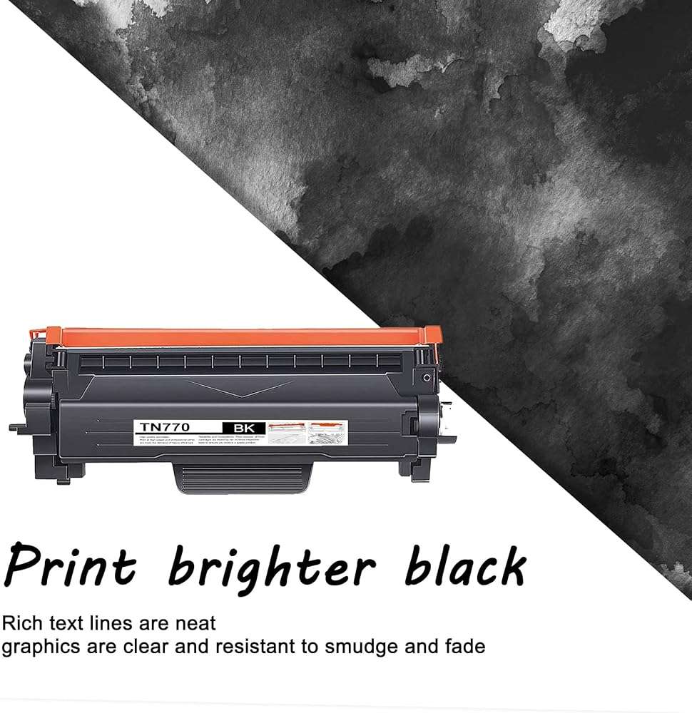 TN770 Toner Cartridge Compatible 1 Pack Extra high Yield TN-770 Black Replacement for Brother TN770 TN-770 for Brother DCP-L2550DW MFC-L2710DW L2750DW L2750DWXL HL-L2350DW L2370DW L2395DW Printer - Image 5