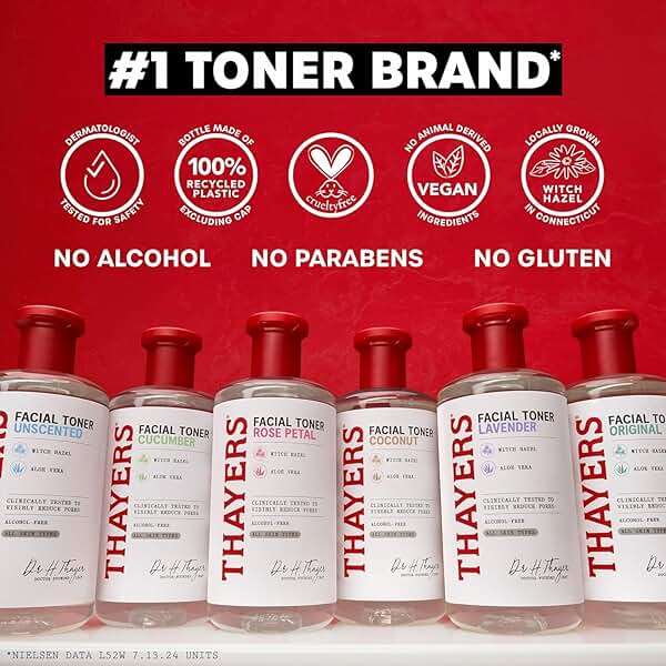 THAYERS Milky Face Toner Skin Care with Snow Mushroom Tremella and Hyaluronic Acid, Natural Gentle Facial Toner, for Dry and Sensitive Skin, 355mL - Image 8