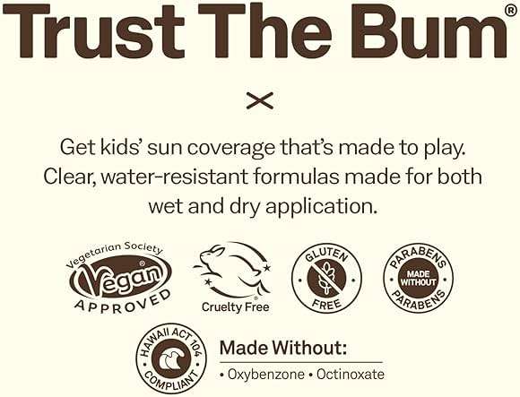 Sun Bum Kids SPF 50 Clear Face Stick Sunscreen - Wet or Dry Skin Application Broad Spectrum Sunscreen with Vitamin E - Hawaii Act 104 Compliant (Without Octinoxate & Oxybenzone) - Travel Size 0.53 oz - Image 5