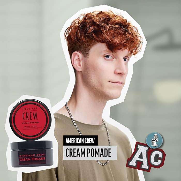 American Crew Men's Hair Cream Pomade, Like Styling Gel with Light Hold & Low Shine, 3 oz - Image 2