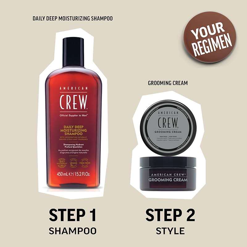 American Crew Men's Grooming Cream, Like Hair Gel with High Hold & High Shine, 3 oz - Image 6