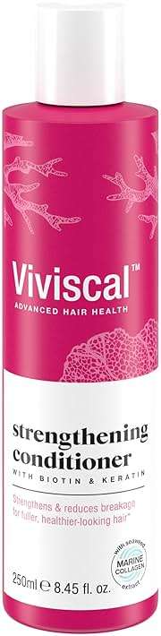 Viviscal Hair Strengthening Conditioner – Strengthens and Reduces Breakage for Fuller, Healthier Hair – With Biotin, Keratin and Marine Extracts – 8.45 Fl Oz - Image 1