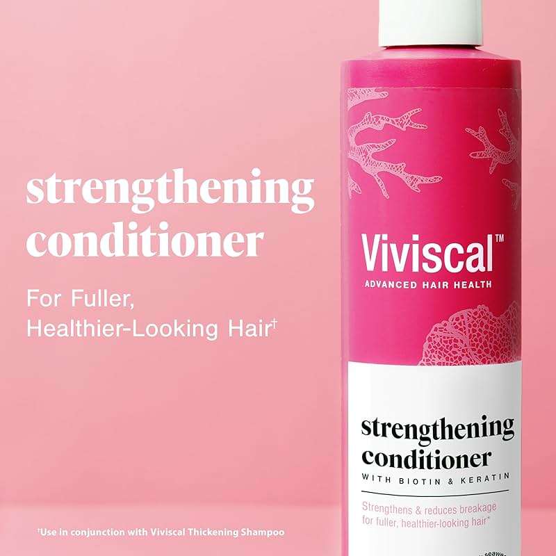 Viviscal Hair Strengthening Conditioner – Strengthens and Reduces Breakage for Fuller, Healthier Hair – With Biotin, Keratin and Marine Extracts – 8.45 Fl Oz - Image 2
