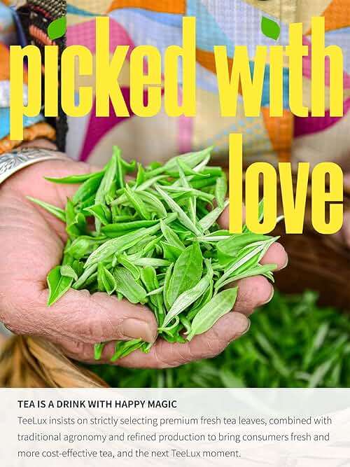 TeeLux Decaf Earl Grey Tea Bags, Decaffeinated Black Tea Blended with Natural Bergamot, Smooth & Full-Bodied, Enjoy Hot or Iced, 100 Count - Image 2