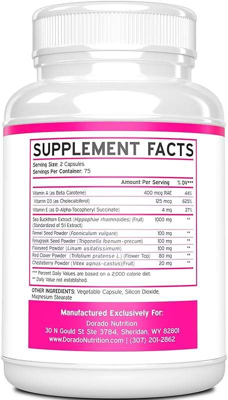 Vaginal Moisturizer & Dryness Supplement (150 Capsules) Support Vaginal Wetness & Health - Female Lubrication - Made in USA - Vegan, Non GMO, 3rd Party Tested - Best Product - 2.5 Month Supply - Image 2