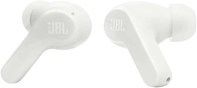 JBL Vibe Beam - True Wireless JBL Deep Bass Sound Earbuds, Bluetooth 5.2, Water & Dust Resistant, Hands-free call with VoiceAware, Up to 32 hours of battery life (White) - Image 5
