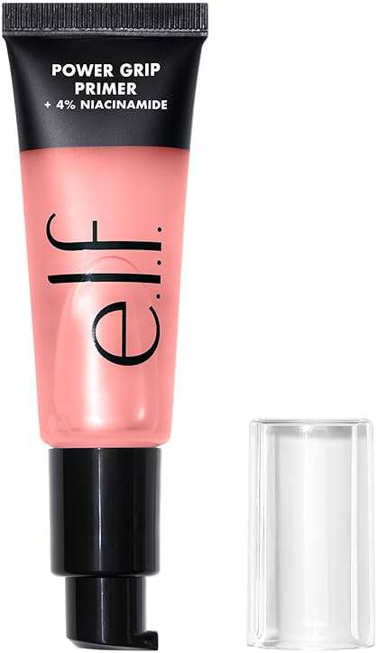 e.l.f. Power Grip Primer + 4% Niacinamide, Gel-Based & Hydrating Face Primer, Evens Skin & Brightens, Grips Makeup, Vegan & Cruelty-Free, 0.8 Fl Oz - Image 1