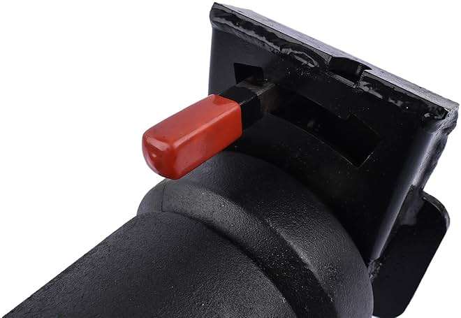 C5G1216 12"-16" Adjustable Cushioned 5th Wheel Gooseneck Adapter, Replacement for RV Camper Trailer, GTW 20000 Lbs, with Safty Chain - Image 9