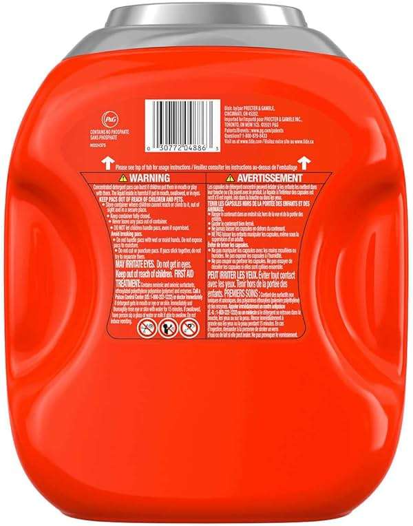 Tide Pods 76 pacs, Heavy Duty 10 X Power Pods, Hygienic Clean High efficiency (he) Laundry Detergent, 3.48kg/7.62 lb/122 oz - Image 2