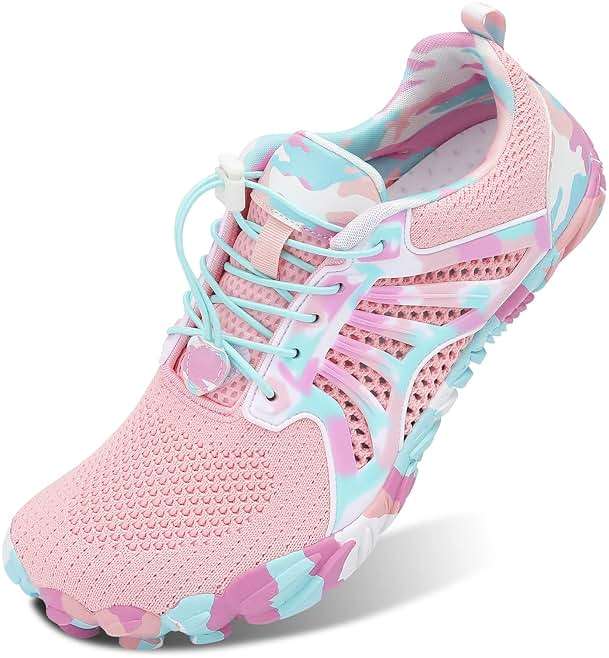 Scurtain Unisex Mens Womens Athletic Hiking Water Shoes Quick Dry Barefoot Aqua Shoes Swim Shoes Beach Shoes with Drainage - Image 1