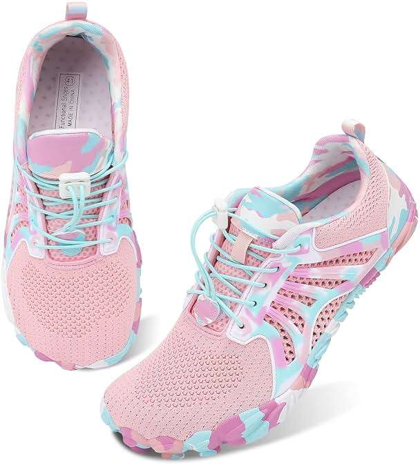 Scurtain Unisex Mens Womens Athletic Hiking Water Shoes Quick Dry Barefoot Aqua Shoes Swim Shoes Beach Shoes with Drainage - Image 2
