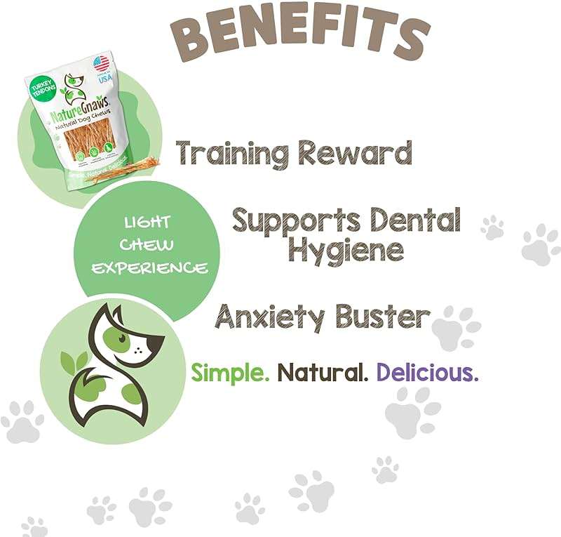 Nature Gnaws USA Turkey Tendons for Dogs (4oz) - Delicious Grain Free Reward Snack for Small, Medium & Large Breeds - Premium Natural Dog Chew Treats - Image 4
