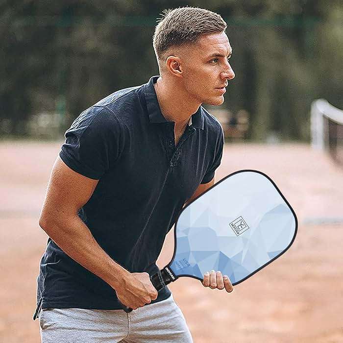 YC DGYCASI Pickleball Paddles Set of 2, 2026 USAPA Approved Pickleball Set, Fiberglass Lightweight Pickle Ball Rackets 2 Pack, 2 Outdoor Pickleball, 2 Indoor Pickleball Balls, 1 Pickleball Bag - Image 8