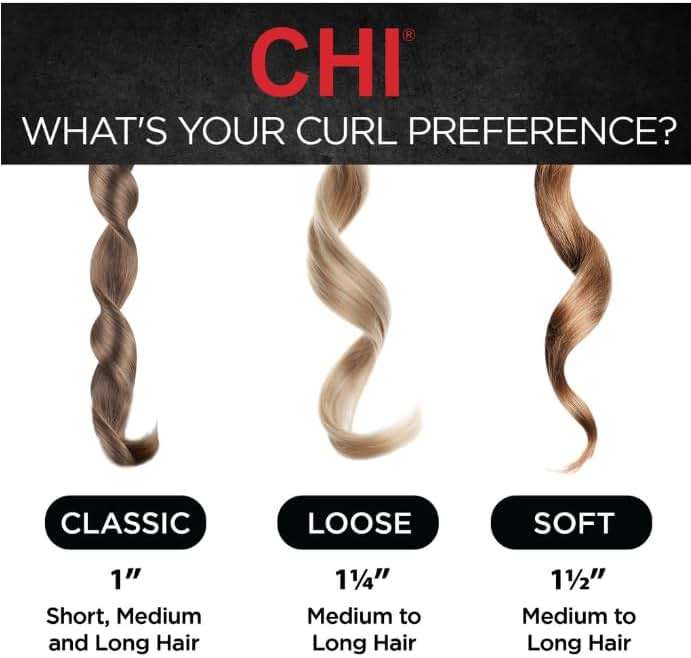 CHI Ceramic Triple Waver Iron, Curling Iron Creates Long-Lasting Frizz-Free, Waves & Curls for All Hair Types - Image 5