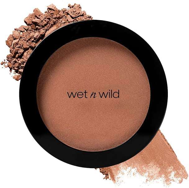 wet n wild Color Icon Blush, Effortless Matte Natural Sheer Glow & Seamless Blend, Luxuriously Infused Smooth Jojoba Oil, Cruelty-Free & Vegan - Naked Brown - Image 1