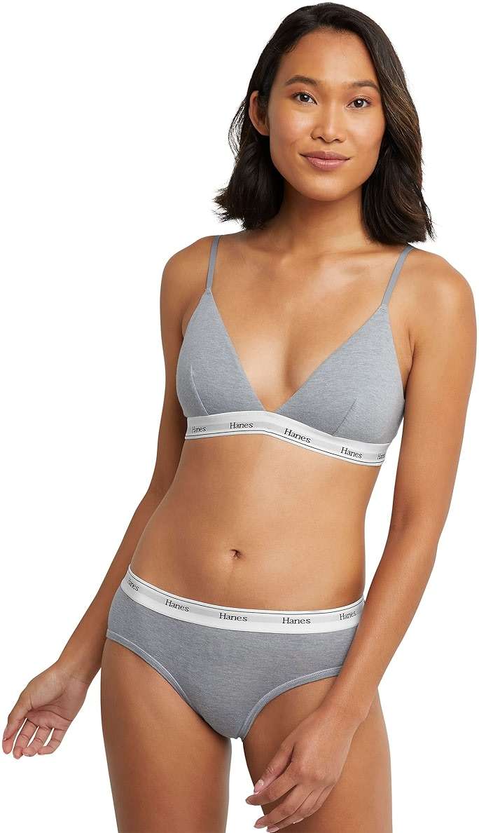 Hanes Women's Underwear Hipster Pack, 6-Pack, Originals Stretch Cotton Hipster Panties for Women, Moisture-Wicking - Image 2
