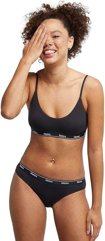 Hanes Women's Originals Bikini Panties, Breathable Stretch Cotton Underwear, Assorted, 6-pack - Image 5
