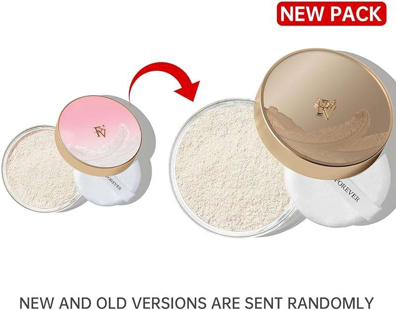 FV Translucent Powder Setting Powder, Lightweight & Oil-control, Long Lasting, Matte Finish, Talc-free Baking Powder Makeup, For Fair to Medium Skin Tones, 01 Translucent-Ivory - Image 2