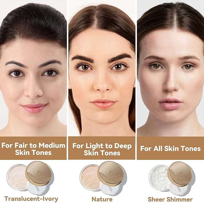 FV Translucent Powder Setting Powder, Lightweight & Oil-control, Long Lasting, Matte Finish, Talc-free Baking Powder Makeup, For Fair to Medium Skin Tones, 01 Translucent-Ivory - Image 8