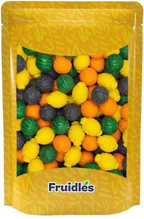 Fruidles Fancy Fruit Bubble Gum Balls, Original Fruit Shaped Candy Buffet Treats, Kosher Certified Parve (Half-Pound) - Image 7
