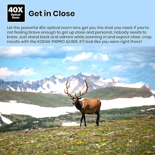 Kodak PIXPRO AZ405 Digital Camera (Black) + 16GB Memory Card + Camera Case + Accessories - Ultimate Bundle - Image 4