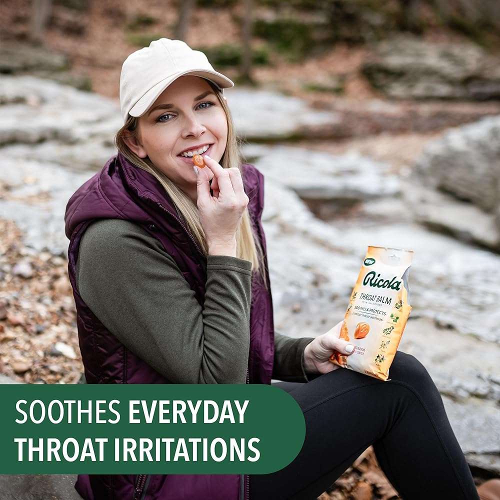 Ricola Throat Balm Caramel Herbal Throat Drops with Pectin to Coat & Protect Voice from Minor Irritation - 34 Count - Herbal Lozenges - Image 5