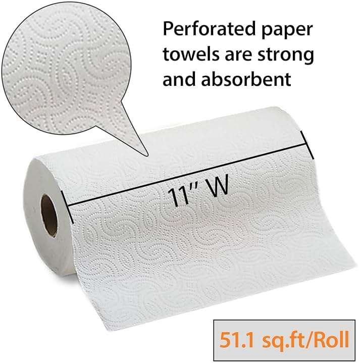 Coastwide Professional Paper Towels, 2-ply, 85 Sheets/Roll, 30 Rolls/Pack - Image 5