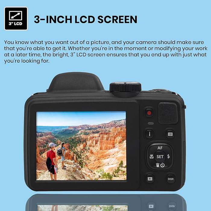 Kodak PIXPRO AZ405 Digital Camera Black, Point & Shoot Camera Case, 32GB SD Memory Card, Rechargeable Batteries & Charger, USB Card Reader, Table Tripod, Accessories - Image 4
