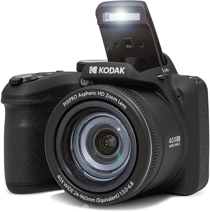 Kodak PIXPRO AZ405 Digital Camera Black, Point & Shoot Camera Case, 32GB SD Memory Card, Rechargeable Batteries & Charger, USB Card Reader, Table Tripod, Accessories - Image 6