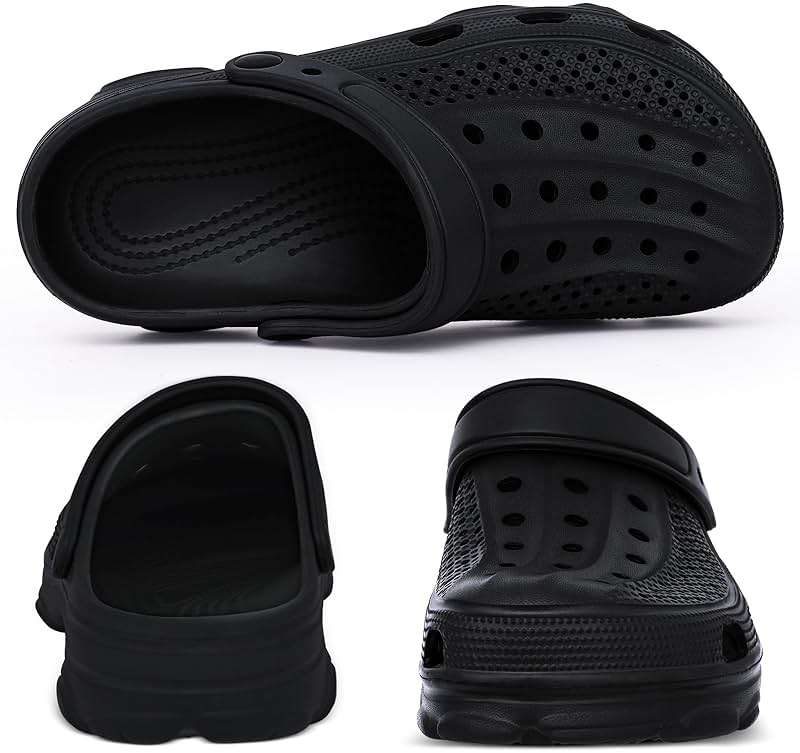 Beslip Garden Clogs for Women and Men, Lightweight EVA Waterproof Slip-Resistant Sandals with Medium Arch Support, Comfortable Slip-On Shoes for Indoor Outdoor - Image 2