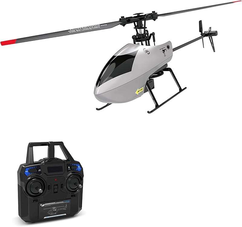 GoolRC C129 V2 RC Helicopter, 4 Channel Remote Control Helicopter with 6-Axis Gyro, 2.4Ghz RC Aircraft with 3D Flips, Altitude Hold, One Key Take Off/Landing for Adults and Beginners - Image 1