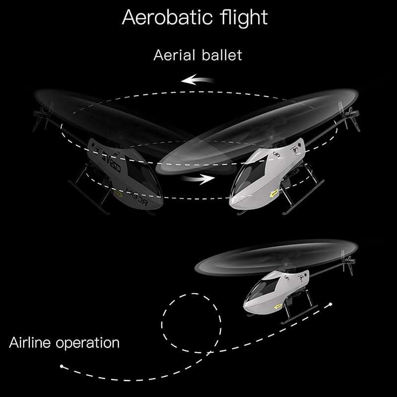 GoolRC C129 V2 RC Helicopter, 4 Channel Remote Control Helicopter with 6-Axis Gyro, 2.4Ghz RC Aircraft with 3D Flips, Altitude Hold, One Key Take Off/Landing for Adults and Beginners - Image 3