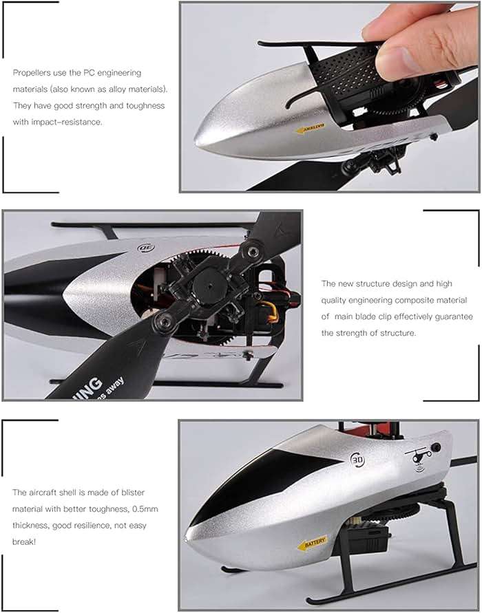 GoolRC C129 V2 RC Helicopter, 4 Channel Remote Control Helicopter with 6-Axis Gyro, 2.4Ghz RC Aircraft with 3D Flips, Altitude Hold, One Key Take Off/Landing for Adults and Beginners - Image 6