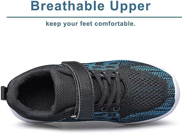 BNV Boys Girls Sneakers Kids Shoes Unisex Lightweight Breathable Athletic Running Tennis Fitness Shoes for Toddler/Little Kid/Big Kid - Image 5