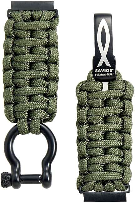 Savior Survival Gear Paracord 20mm/22mm Watch Band with Quick Release - Men & Women - Strap Compatible with Various Smart Watches, including Galaxy (some), S3 Classic, and Fenix 5 - Image 8
