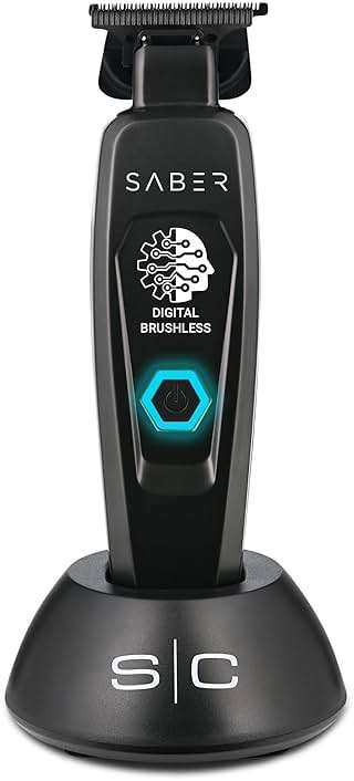 StyleCraft Saber and Precision Saber Professional Full Metal Body Digital Brushless Motor Cordless Hair Trimmers - Image 1