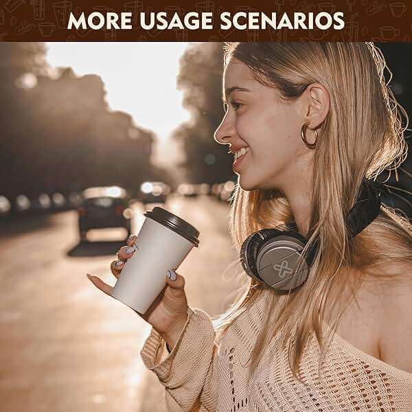 YEEHAW 100 Pack 16 oz Disposable Coffee Cups with Lids, Heat & Leak-proof Paper Cups, to Go Coffee Cups for Hot & Cold Beverage - Image 2