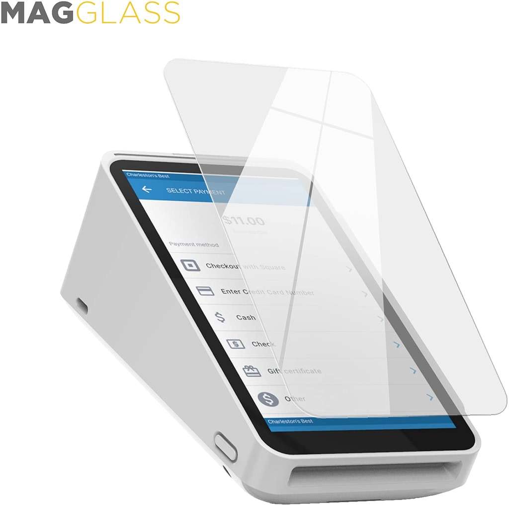 magglass 2-Pack for Square Terminal Screen Protector - Ultra Scratch Resistant (2x Toughened Tempered Glass) - Image 6