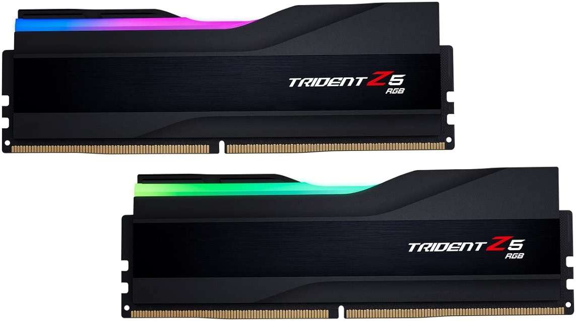 G.SKILL Trident Z5 RGB Series DDR5 RAM (Intel XMP 3.0) 32GB (2x16GB) 8000MT/s CL38-48-48-128 1.45V Desktop Computer Memory U-DIMM - Matte Black (F5-8000J3848H16GX2-TZ5RK) - Image 2