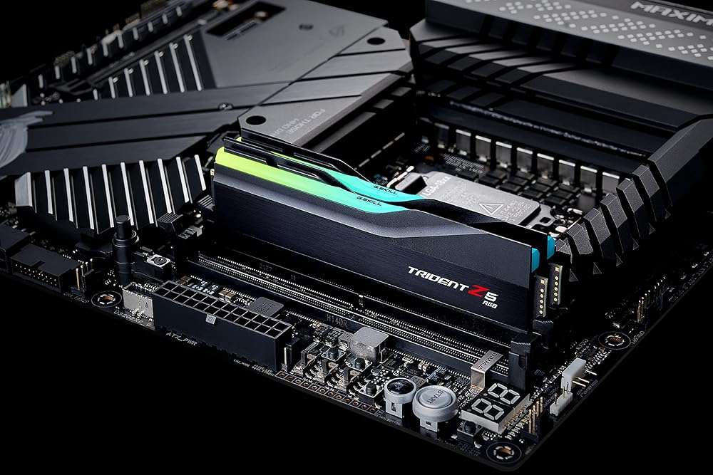 G.SKILL Trident Z5 RGB Series DDR5 RAM (Intel XMP 3.0) 32GB (2x16GB) 8000MT/s CL38-48-48-128 1.45V Desktop Computer Memory U-DIMM - Matte Black (F5-8000J3848H16GX2-TZ5RK) - Image 3