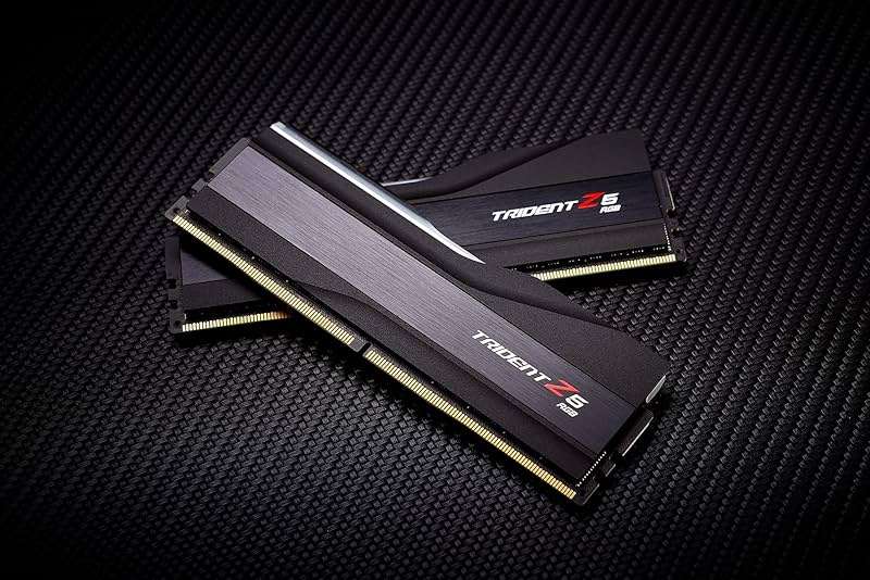 G.SKILL Trident Z5 RGB Series DDR5 RAM (Intel XMP 3.0) 32GB (2x16GB) 8000MT/s CL38-48-48-128 1.45V Desktop Computer Memory U-DIMM - Matte Black (F5-8000J3848H16GX2-TZ5RK) - Image 4