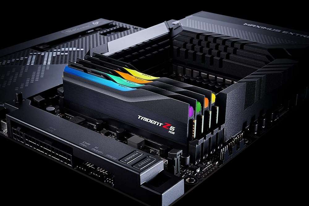 G.SKILL Trident Z5 RGB Series DDR5 RAM (Intel XMP 3.0) 32GB (2x16GB) 8000MT/s CL38-48-48-128 1.45V Desktop Computer Memory U-DIMM - Matte Black (F5-8000J3848H16GX2-TZ5RK) - Image 6